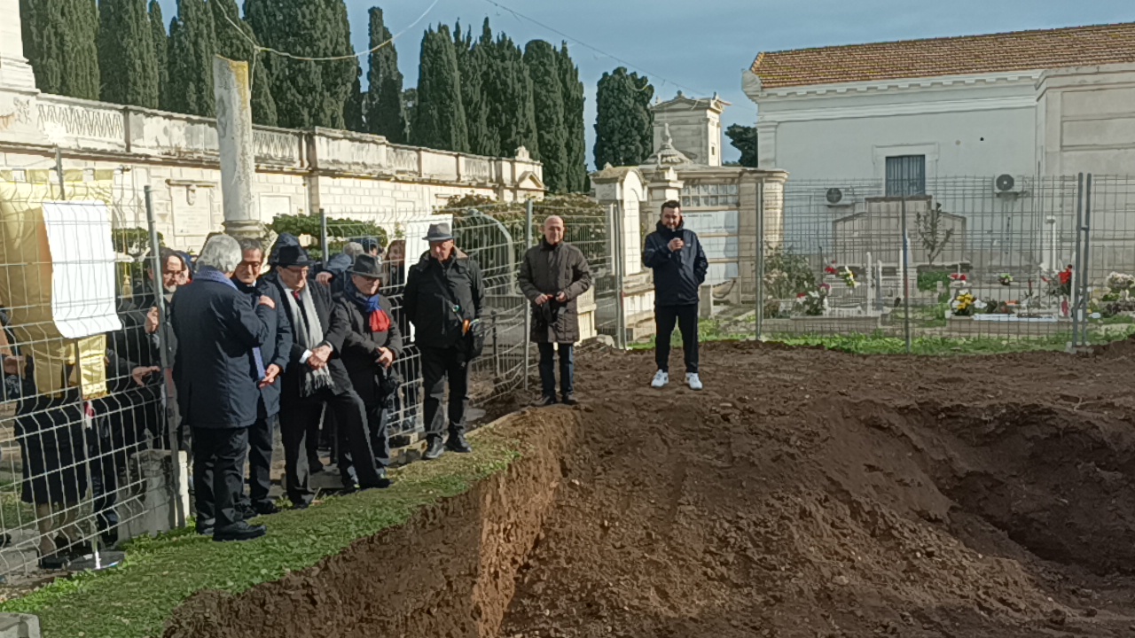 Video Bisceglie Posata La Prima Pietra Del Mausoleo Di Roma