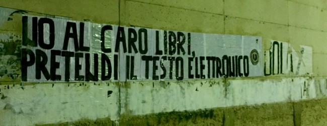 Barletta – Blocco Studentesco: “No al caro libri, pretendi il libro di testo elettronico”