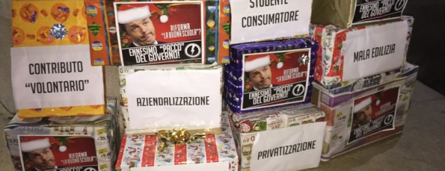 Barletta – Blocco Studentesco con “pacchi regalo” fuori dalle scuole