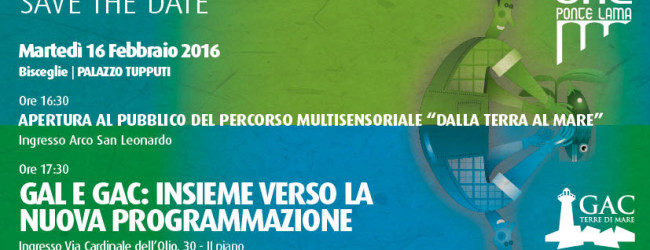 Bisceglie – “Dalla terra al mare”: percorso multisensoriale a Palazzo Tupputi