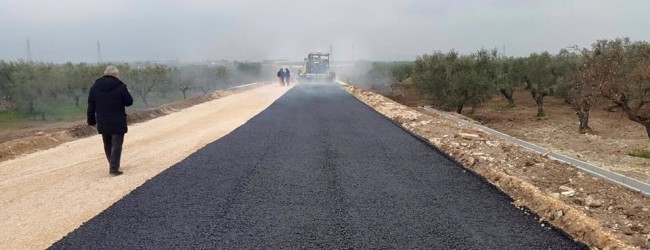 Strada Provinciale n.1 “Trani-Andria” procedono i lavori: avviata la bitumazione