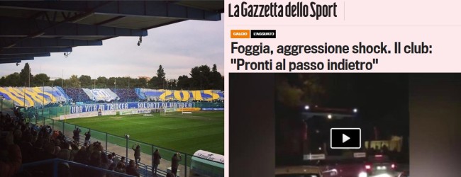 Ultras – Andria batte Foggia 3 a 0: ai tifosi federiciani il derby della civiltà