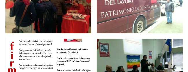 Trani – Campagna della Cgil