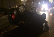 Andria – Auto ribaltata sull’Andria-Trani: un ferito in codice rosso