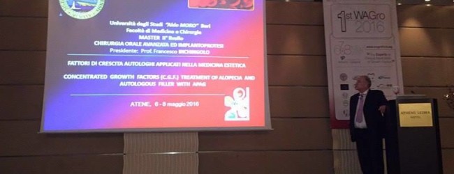 Barletta – Il prof. Francesco Inchingolo: “Al Congresso di Atene esposta la tecnica dei filler autologhi con Apag”