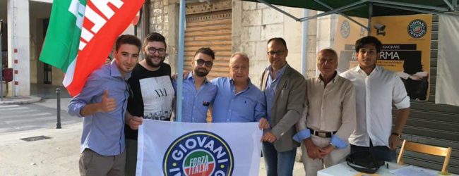 Barletta – Circa 200 firme raccolte da Forza Italia Giovani a favore della videosorveglianza in asili e case di cura