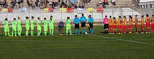 Finisce 2 a 1 il derby pugliese di B femminile: l’Apulia Trani perde a Lecce