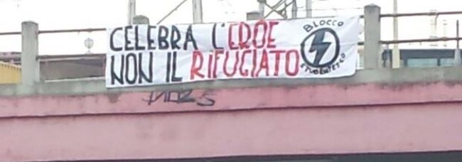 Barletta – Blocco studentesco: striscioni per ricordare la vittoria italiana nella prima guerra mondiale