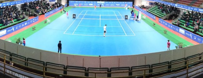 ATP Andria – Grande spettacolo serale al Palasport, match tiratissimi e tribune piene per i tre italiani in campo.