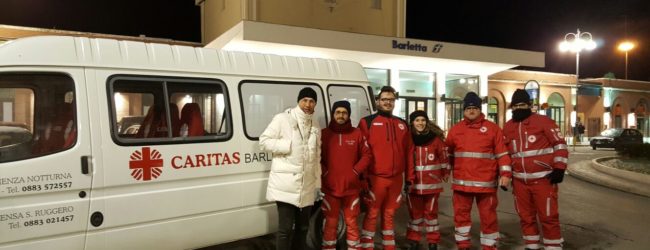 Barletta – Maltempo: Il pulmino della Caritas in azione