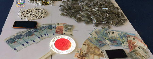 Bitonto – Finanza: blitz tra gli spacciatori delle case popolari. Due arresti