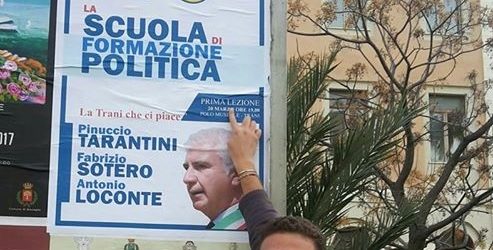 Trani – Loconte: “le segreterie politiche vietano agli iscritti di assistere alla scuola di formazione