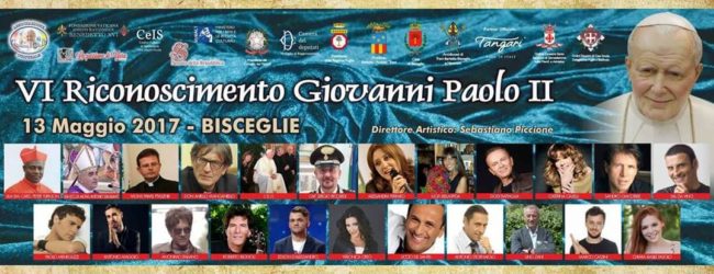 Bisceglie – Riconoscimento Giovanni Paolo II: il programma della sesta edizione