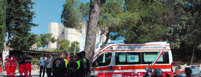 Andria – Primo soccorso a Castel del Monte: fino al 15 ottobre ambulanza attiva tutti i giorni