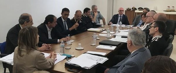 Barletta – In Prefettura riunione del Comitato provinciale per ordine e sicurezza pubblica