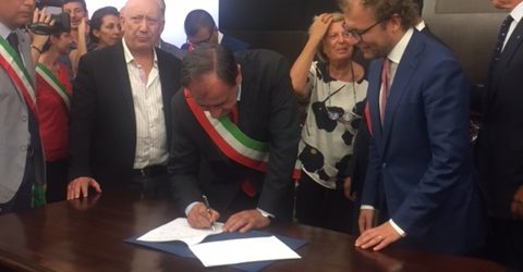 Barletta – Sindaco firma convenzione con il CONI a Roma