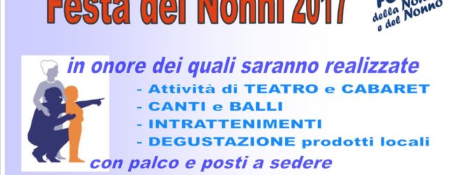 Andria – “FESTA DEI NONNI 2017”, Domenica 1° ottobre