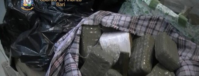 Puglia – Finanza: sequestrati 441 kg di droga. Un arresto