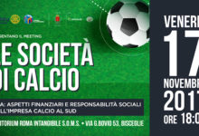 Bisceglie – Le Società di calcio tra aspetti finanziari e responsabilità sociali