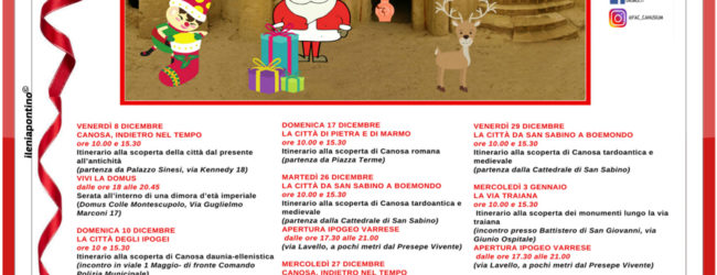 Canosa di Puglia – Natale in Archeologia 2017: tutti gli eventi