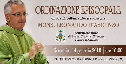 Diocesi di Trani in festa per l’ordinazione episcopale di mons. Leonardo D’Ascenzo