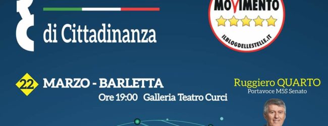 Barletta – “Redditour” per parlare del Reddito di Cittadinanza