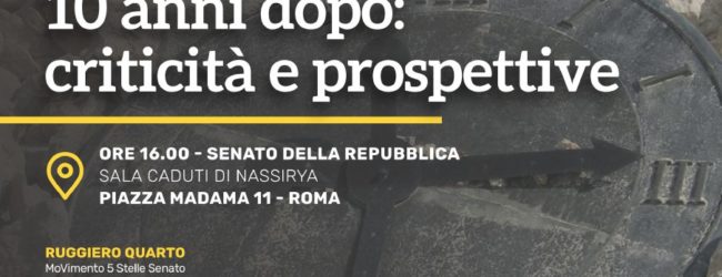 Sen. Quarto (M5S) : “Con il Governo microzonazione sismica e misure di prevenzione”