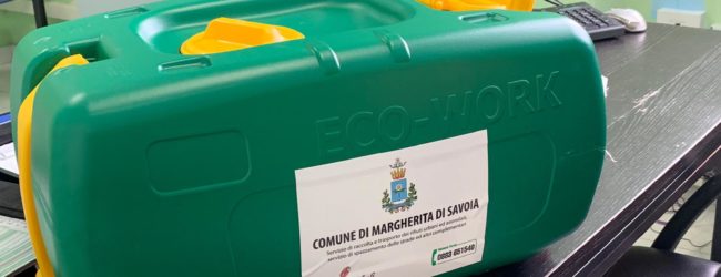 Margherita di Savoia – Al via la distribuzione dei contenitori per lo smaltimento degli oli esausti