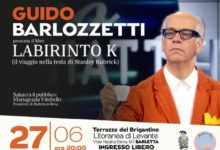 Guido Barlozzetti a Barletta per presentare il suo libro “Labirinto K”