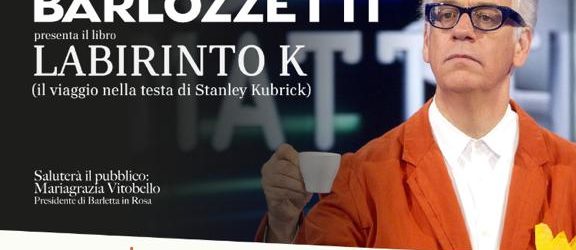 Guido Barlozzetti a Barletta per presentare il suo libro “Labirinto K”