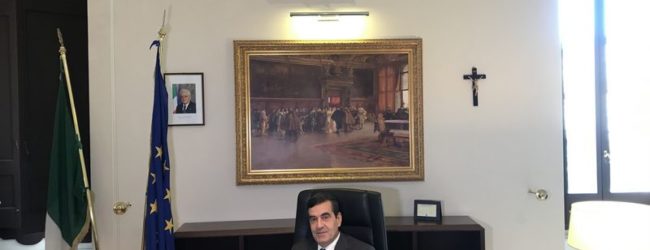 Barletta – Il saluto del prefetto Sensi : “È stato un periodo intenso”