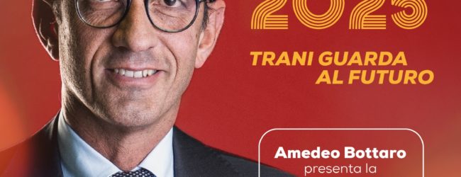 Trani – Amedeo Bottaro ufficializza la sua ricandidatura a sindaco