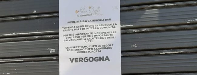 Andria – Il sospetto: Alcuni Bar lavorano “sottobanco”